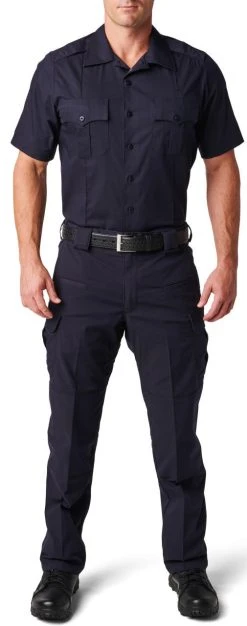 5.11 Tactical Men's NYPD Stryke RipStop Short Sleeve Uniform Shirt 71402 -Tactical Clothing Shop 5.11 tactical mens nypd stryke ripstop short sleeve uniform shirt 71402 71402 70134.1669144894