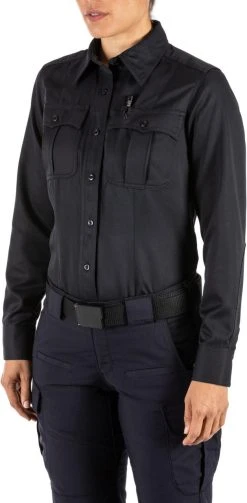 5.11 Tactical Women's Class A Fast-Tac Twill Long Sleeve Uniform Shirt 62396 -Tactical Clothing Shop 5.11 tactical womens class a fast tac twill long sleeve uniform shirt 62396 62396 24349.1669677699