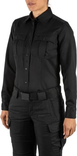 5.11 Tactical Women's Class A Fast-Tac Twill Long Sleeve Uniform Shirt 62396 -Tactical Clothing Shop 5.11 tactical womens class a fast tac twill long sleeve uniform shirt 62396 62396 24432.1669677241