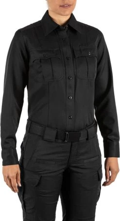 5.11 Tactical Women's Class A Fast-Tac Twill Long Sleeve Uniform Shirt 62396 -Tactical Clothing Shop 5.11 tactical womens class a fast tac twill long sleeve uniform shirt 62396 62396 27037.1669677631