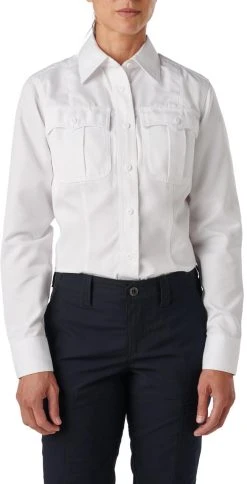 5.11 Tactical Women's Class A Fast-Tac Twill Long Sleeve Uniform Shirt 62396