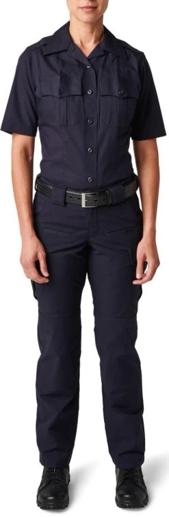 5.11 Tactical Women's NYPD Stryke RipStop Short Sleeve Uniform Shirt 61335 -Tactical Clothing Shop 5.11 tactical womens nypd stryke ripstop short sleeve uniform shirt 61335 61335 36736.1669245580