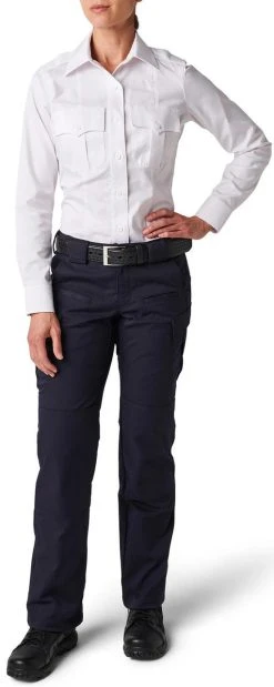 5.11 Tactical Women's NYPD Stryke Twill Long Sleeve Uniform Shirt 62418 -Tactical Clothing Shop 5.11 tactical womens nypd stryke twill long sleeve uniform shirt 62418 62418 61273.1669142231