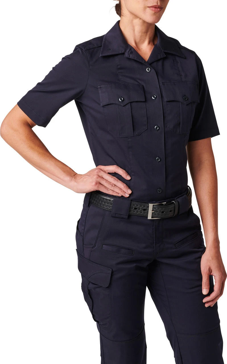5.11 Tactical Women's NYPD Stryke Twill Short Sleeve Uniform Shirt 61334 7 5.11 Tactical Women's NYPD Stryke Twill Short Sleeve Uniform Shirt 61334 - Image 7