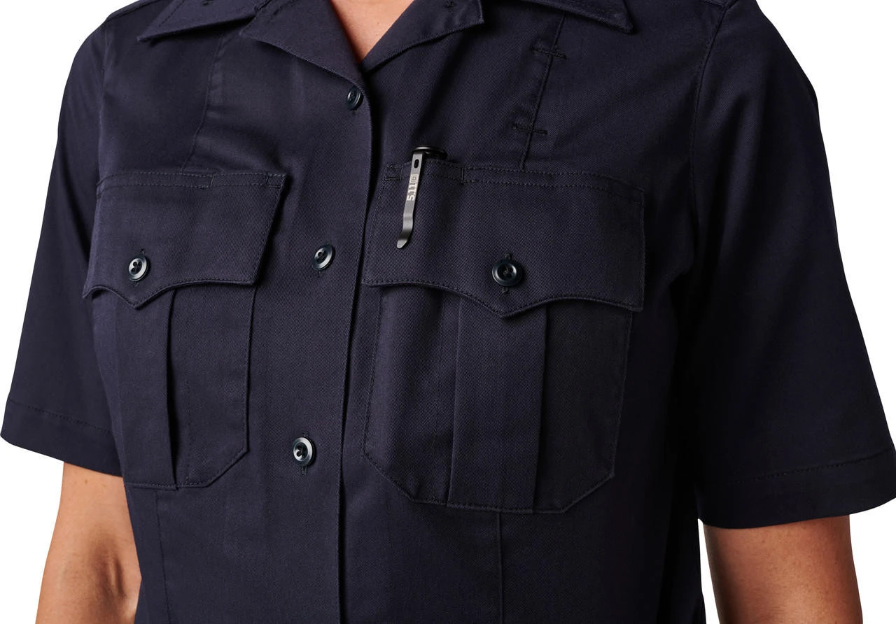 5.11 Tactical Women's NYPD Stryke Twill Short Sleeve Uniform Shirt 61334 11 5.11 Tactical Women's NYPD Stryke Twill Short Sleeve Uniform Shirt 61334 - Image 11