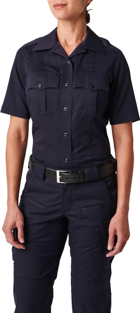 5.11 Tactical Women's NYPD Stryke Twill Short Sleeve Uniform Shirt 61334 6 5.11 Tactical Women's NYPD Stryke Twill Short Sleeve Uniform Shirt 61334 - Image 6