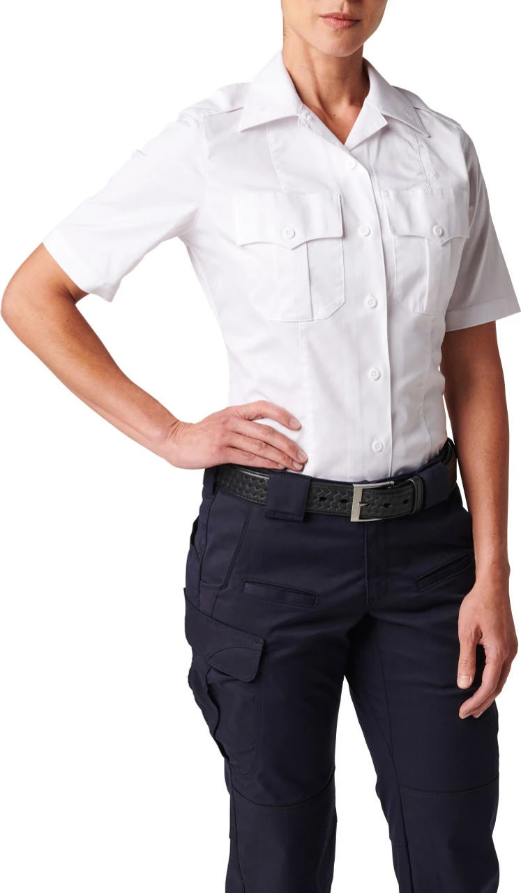 5.11 Tactical Women's NYPD Stryke Twill Short Sleeve Uniform Shirt 61334 2 5.11 Tactical Women's NYPD Stryke Twill Short Sleeve Uniform Shirt 61334 - Image 2