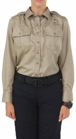 5.11 Tactical Women's Twill PDU Class A Long Sleeve Shirt 62064 -Tactical Clothing Shop 5.11 tactical womens twill pdu class a long sleeve shirt 62064 62064 69502.1603739459