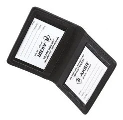 Aker Model 596 Double Window I.D. Case