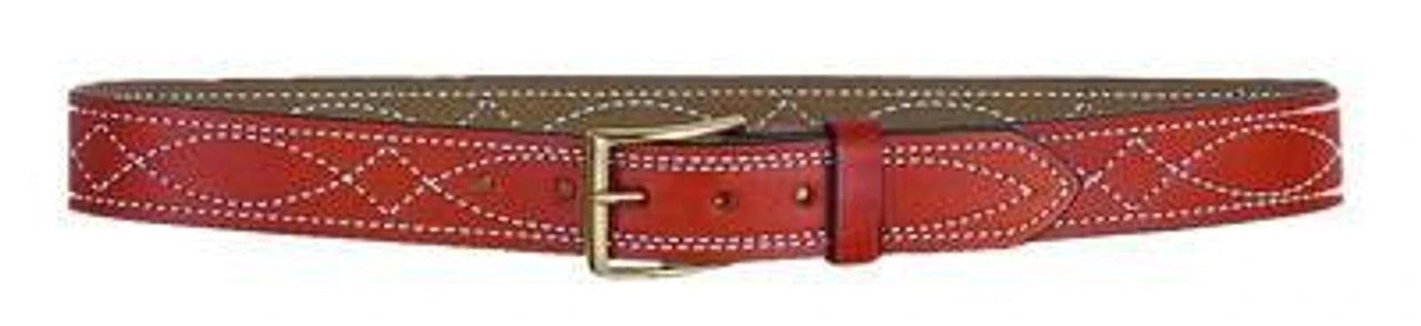 DeSantis Gunhide 1 1/2" Fancy Stitched Lined Belt 1 DeSantis Gunhide 1 1/2" Fancy Stitched Lined Belt