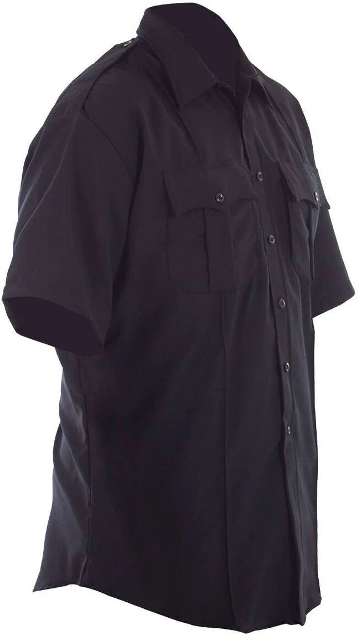 Elbeco Distinction S/S Pleated Pocket Shirt For Men 4 Elbeco Distinction S/S Pleated Pocket Shirt For Men - Image 4