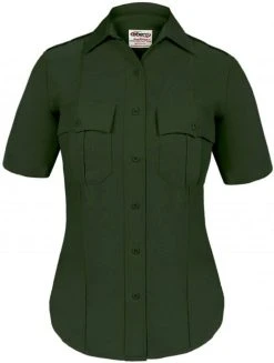 Elbeco Textrop2 Womens Zippered Short Sleeve Shirt