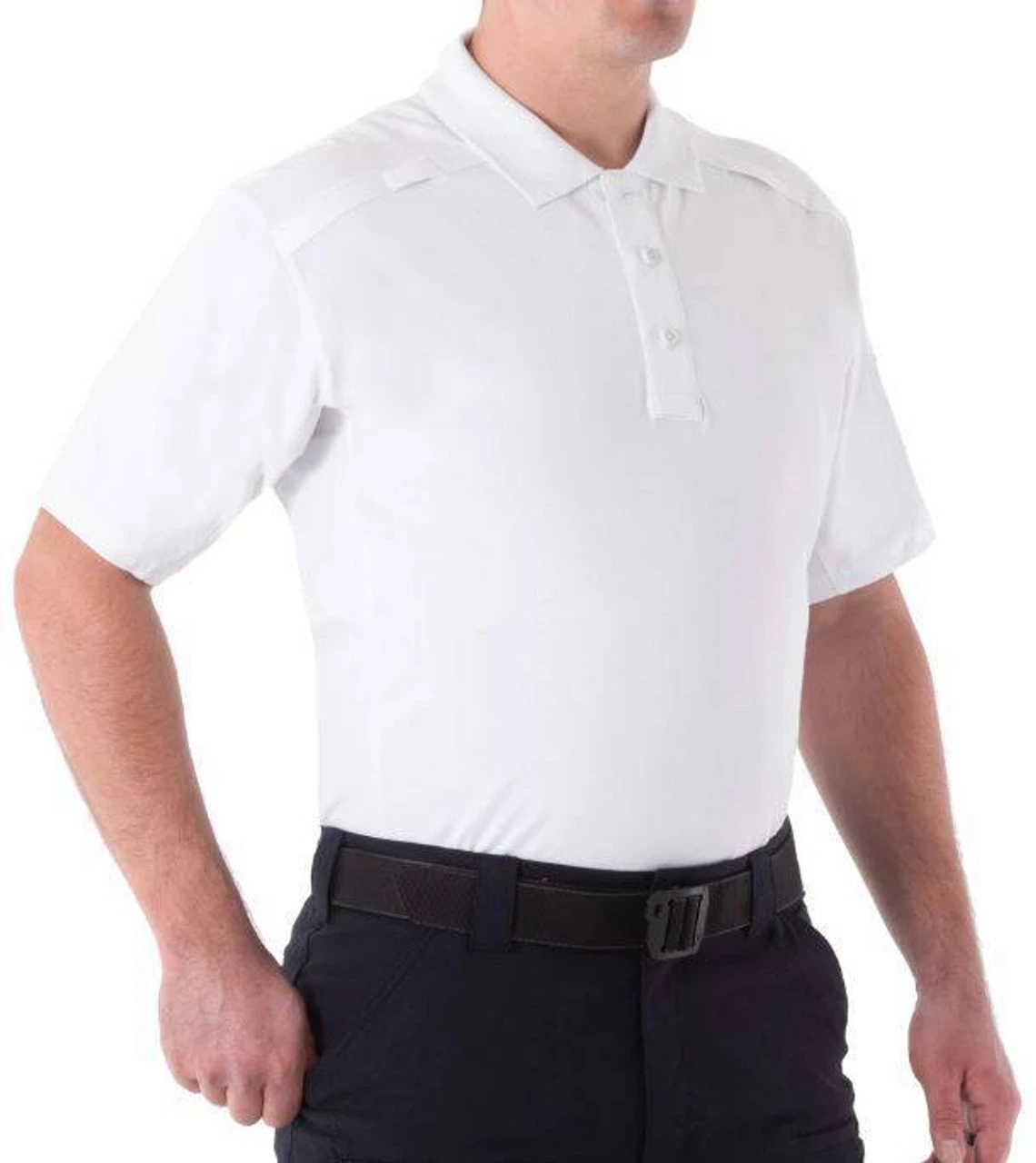 First Tactical Men's Cotton Short Sleeve Polo 112508 4 First Tactical Men's Cotton Short Sleeve Polo 112508 - Image 4