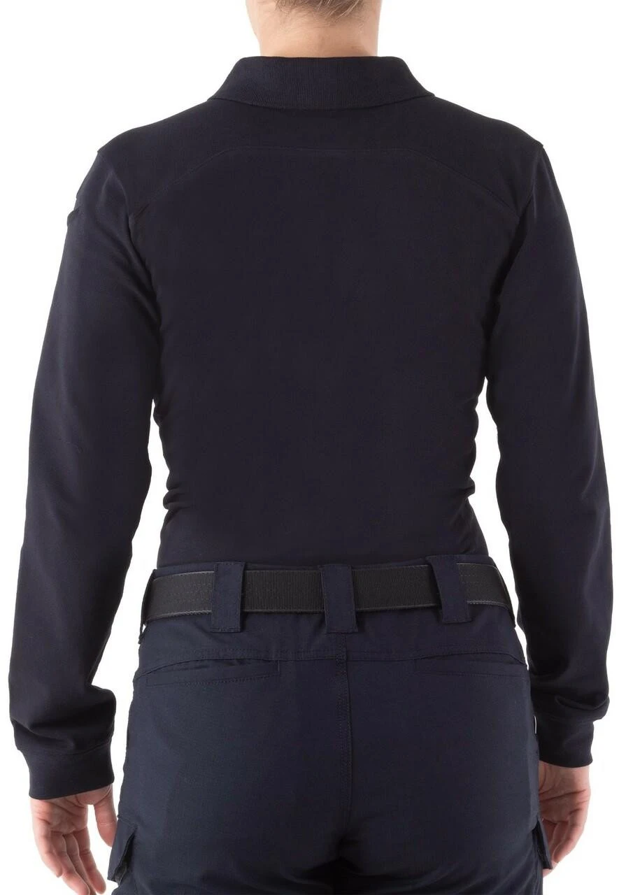 First Tactical Women's Cotton Long Sleeve Polo 121502 4 First Tactical Women's Cotton Long Sleeve Polo 121502 - Image 4