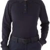 First Tactical Women's Cotton Long Sleeve Polo 121502