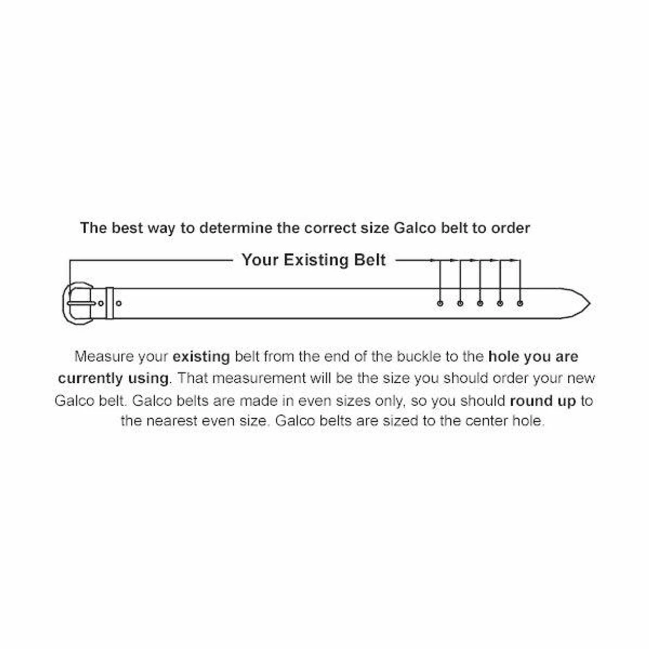 Galco CB3 1 1/2" Contoured Tapered Holster Belt 4 Galco CB3 1 1/2" Contoured Tapered Holster Belt - Image 4