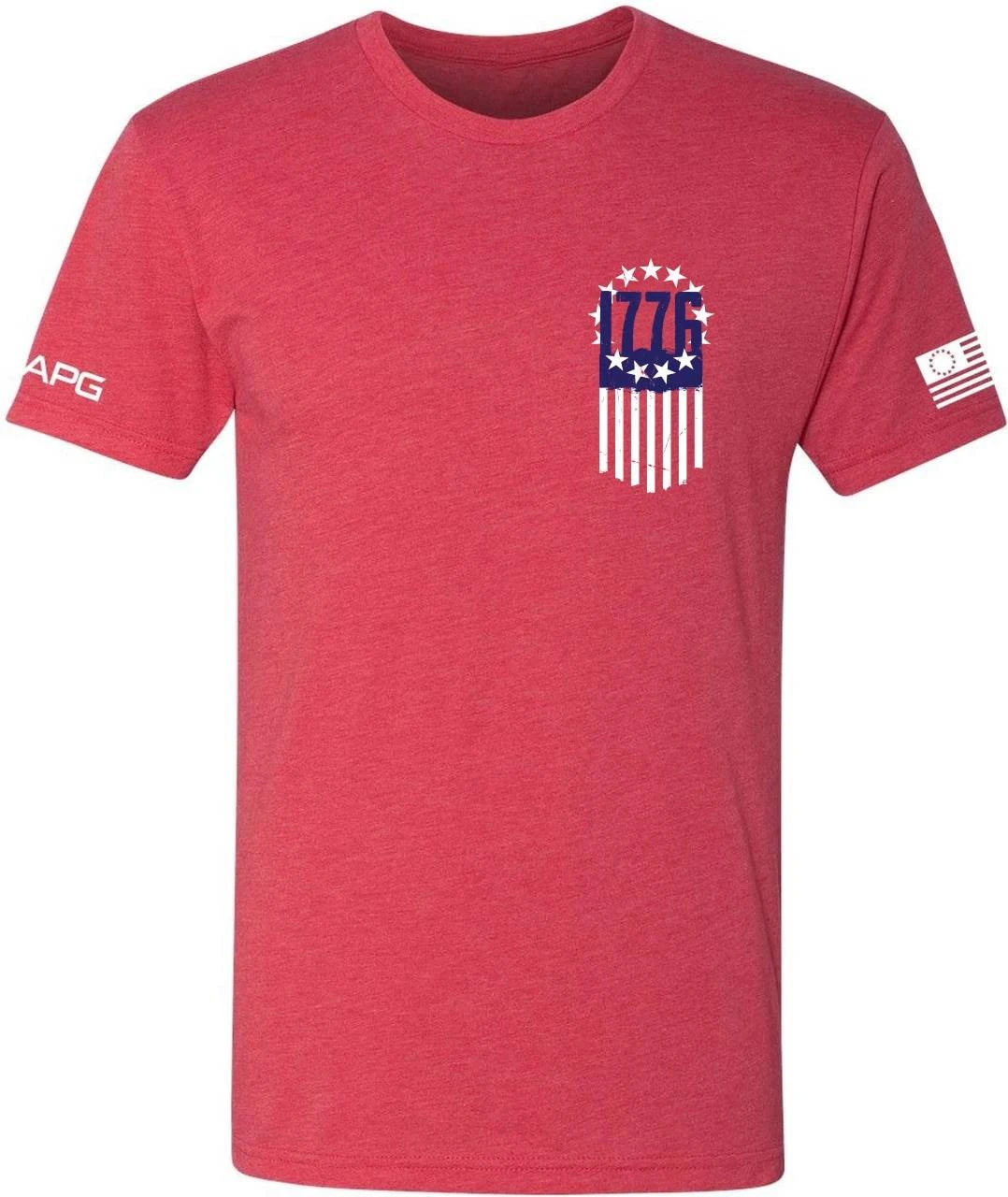 LA Police Gear 1776 Flag T-Shirt 2 LA Police Gear 1776 Flag T-Shirt - Image 2