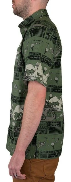 LA Police Gear 5 Branches Tactical Tiki™ Short Sleeve Button Up Shirt -Tactical Clothing Shop la police gear 5 branches tactical tiki short sleeve button up shirt sstiki5branch 34694.1623591508