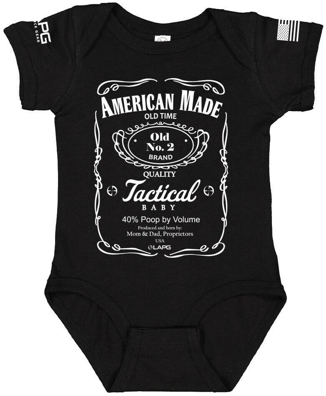 LA Police Gear American Made Tactical Baby Onesie 1 LA Police Gear American Made Tactical Baby Onesie