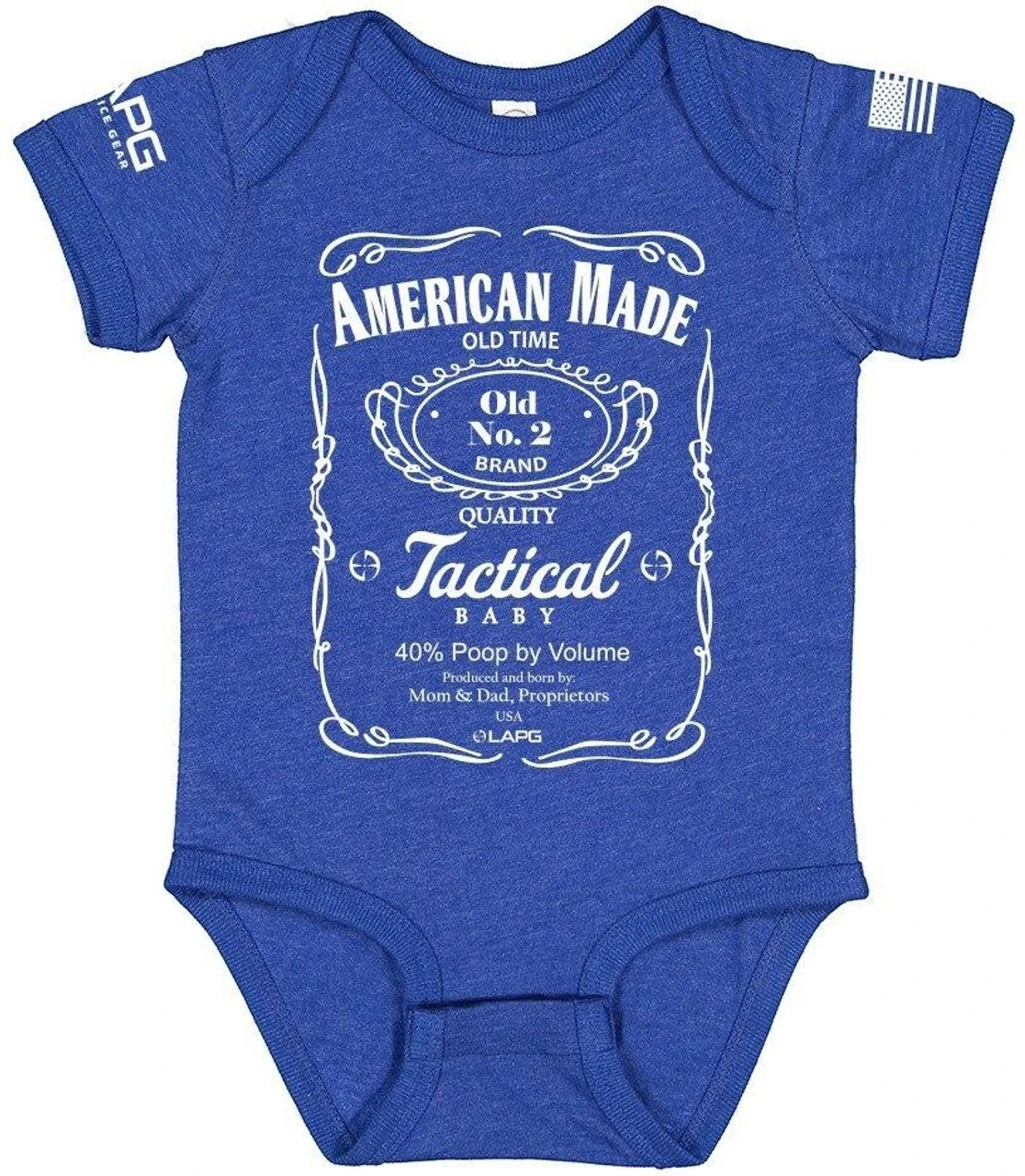 LA Police Gear American Made Tactical Baby Onesie 10 LA Police Gear American Made Tactical Baby Onesie - Image 10