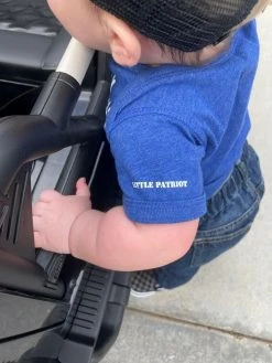 LA Police Gear Distressed Flag Baby Onesie -Tactical Clothing Shop la police gear distressed flag baby onesie df onesie 42296.1641639570