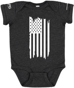 LA Police Gear Distressed Flag Baby Onesie -Tactical Clothing Shop la police gear distressed flag baby onesie df onesie 87795.1640859592