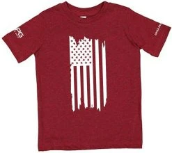 LA Police Gear Distressed Flag Kid's T-Shirt