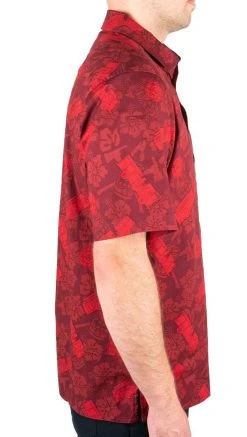 LA Police Gear Fire Tactical Tiki™ Short Sleeve Button Up Shirt -Tactical Clothing Shop la police gear fire tactical tiki short sleeve button up shirt ssbu fire 38012.1660157663