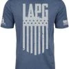 LA Police Gear Logo Flag T-Shirt
