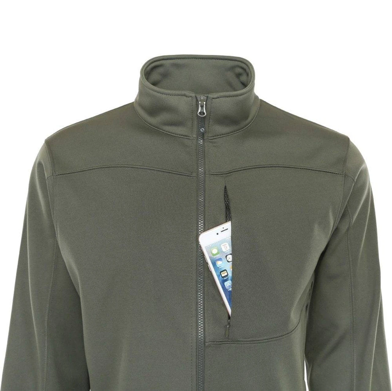 LA Police Gear Men's Fleece Soft-Shell Jacket 12 LA Police Gear Men's Fleece Soft-Shell Jacket - Image 12