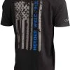 LA Police Gear Men's Heroes Welcome Flag Shirt