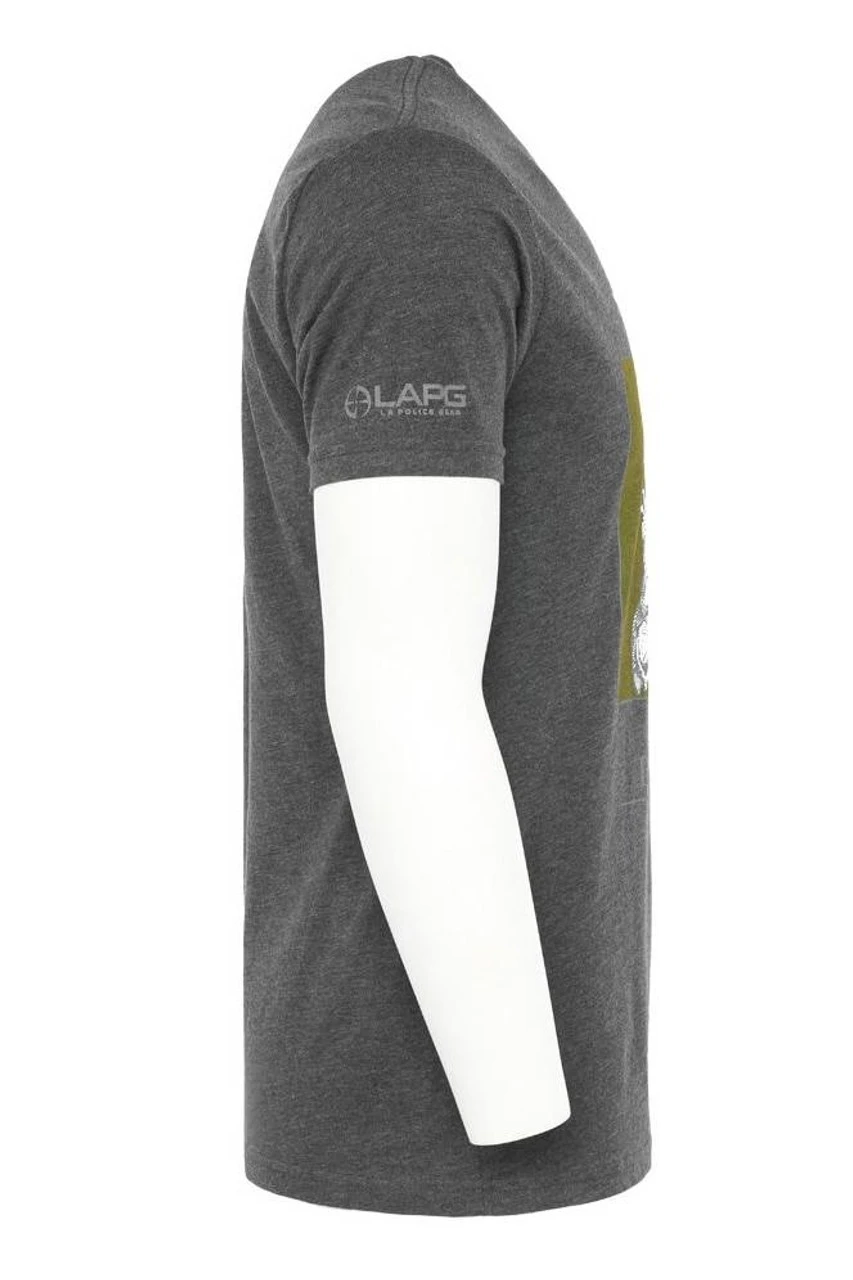 LA Police Gear Men's St. Michael Defende Nos T- Shirt 2 LA Police Gear Men's St. Michael Defende Nos T- Shirt - Image 2