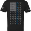 LA Police Gear Men's TBL Grenade Flag Short Sleeve T-Shirt