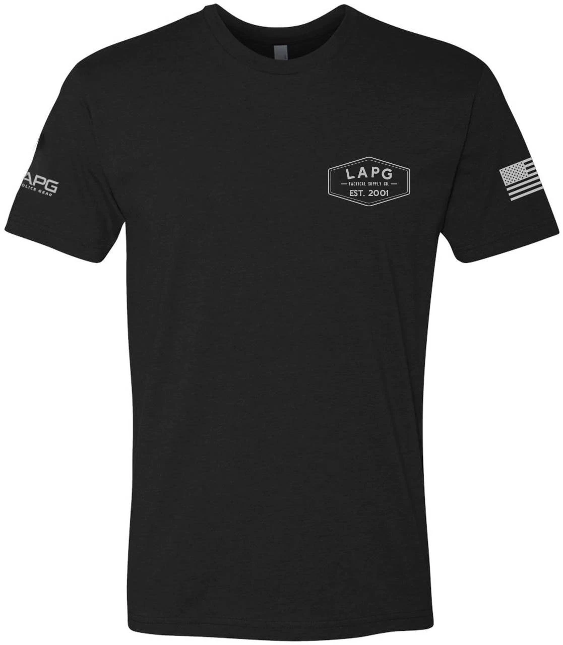 LA Police Gear Men's TBL Grenade Flag Short Sleeve T-Shirt 2 LA Police Gear Men's TBL Grenade Flag Short Sleeve T-Shirt - Image 2