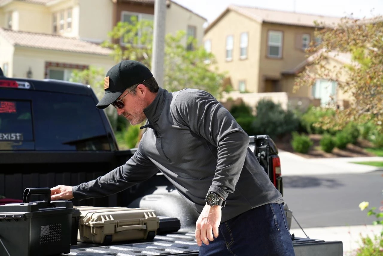 LA Police Gear Operator Quarter Zip Jacket 2 LA Police Gear Operator Quarter Zip Jacket - Image 2