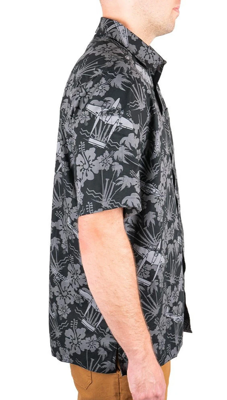 LA Police Gear Plane Tactical Tiki™ Short Sleeve Button Up Shirt 7 LA Police Gear Plane Tactical Tiki™ Short Sleeve Button Up Shirt - Image 7