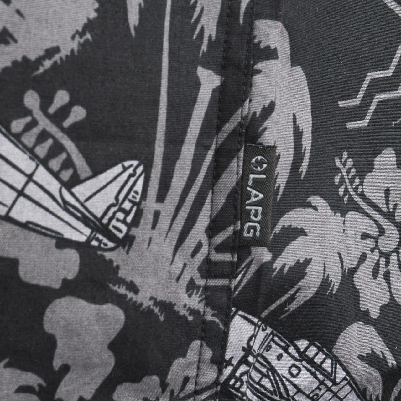 LA Police Gear Plane Tactical Tiki™ Short Sleeve Button Up Shirt 5 LA Police Gear Plane Tactical Tiki™ Short Sleeve Button Up Shirt - Image 5