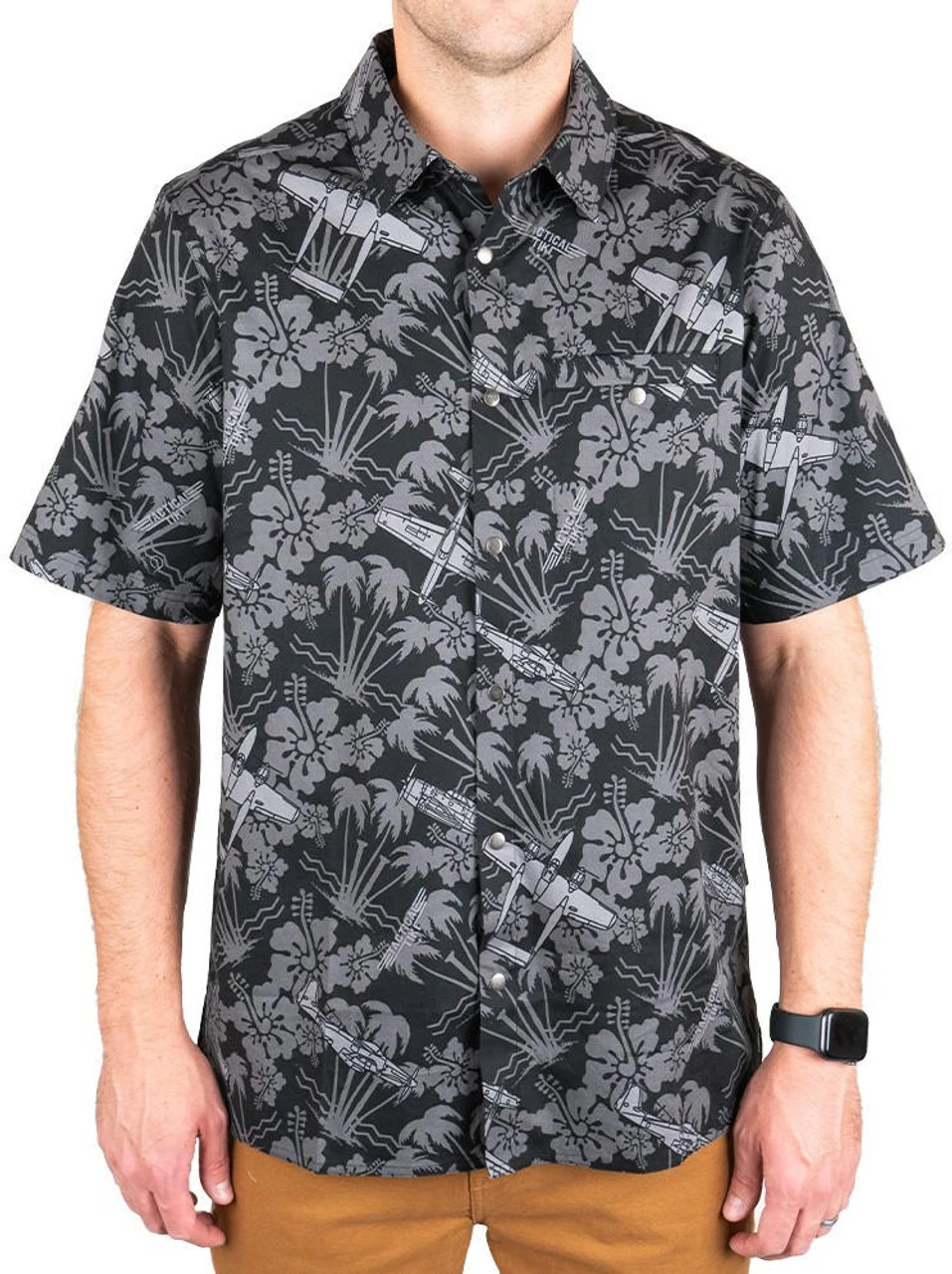 LA Police Gear Plane Tactical Tiki™ Short Sleeve Button Up Shirt 1 LA Police Gear Plane Tactical Tiki™ Short Sleeve Button Up Shirt