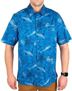 LA Police Gear Police Tactical Tiki™ Short Sleeve Button Up Shirt