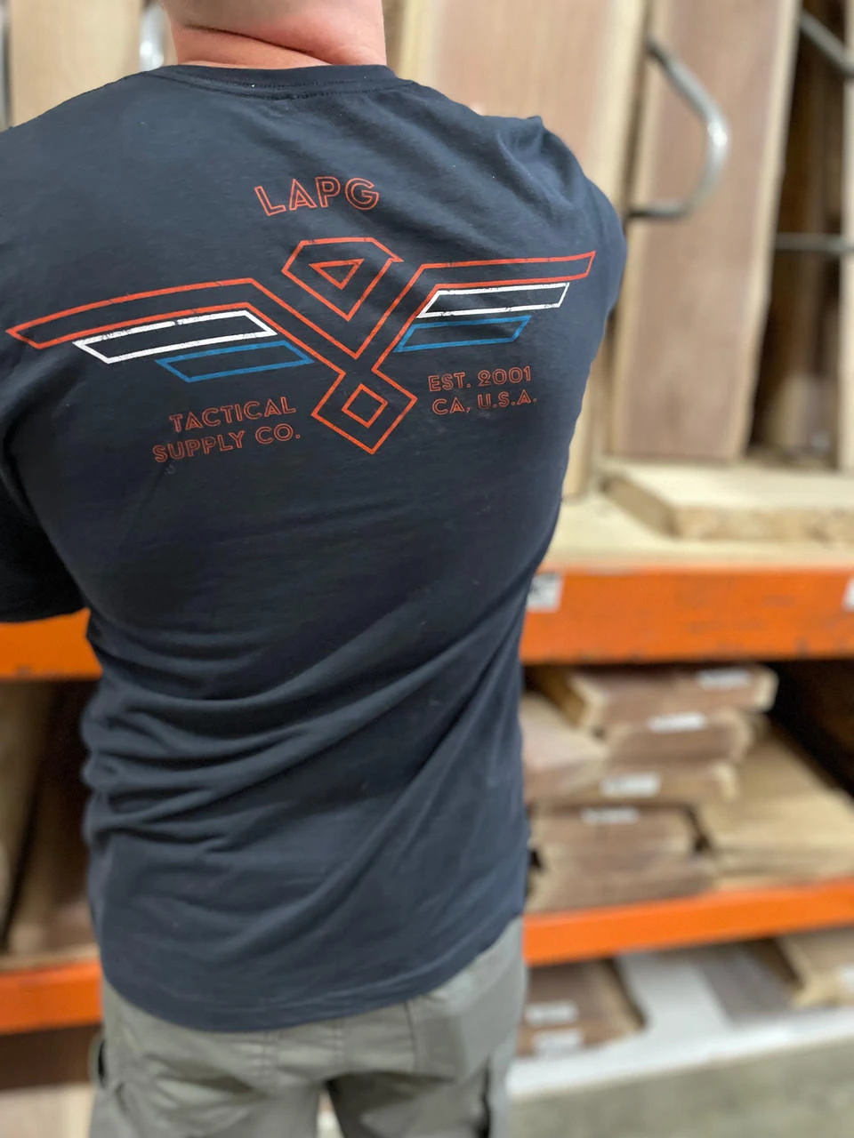 LA Police Gear RWB Eagle Shirt 4 LA Police Gear RWB Eagle Shirt - Image 4