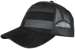LA Police Gear Screen Printed Blackout Flag Trucker Hat -Tactical Clothing Shop la police gear screen printed blackout flag trucker hat hat blackout 18987.1644410791