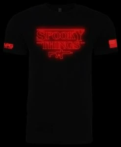 LA Police Gear Spooky Things Glow In The Dark T-Shirt -Tactical Clothing Shop la police gear spooky things t shirt spookythings 15985.1634202388