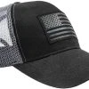 LA Police Gear TBL Subdued Leather Flag Patch Hat