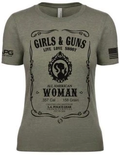 LA Police Gear Women's Girls & Guns T-Shirt -Tactical Clothing Shop la police gear womens girls and guns t shirt girls n guns 25180.1601506288