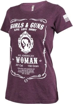 LA Police Gear Women's Girls & Guns T-Shirt