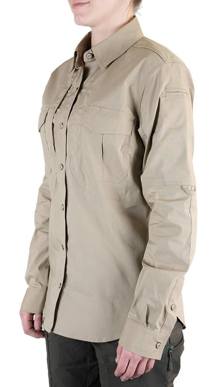 LA Police Gear Women's Long Sleeve Battle Rattle Stretch Field Shirt 13 LA Police Gear Women's Long Sleeve Battle Rattle Stretch Field Shirt - Image 13