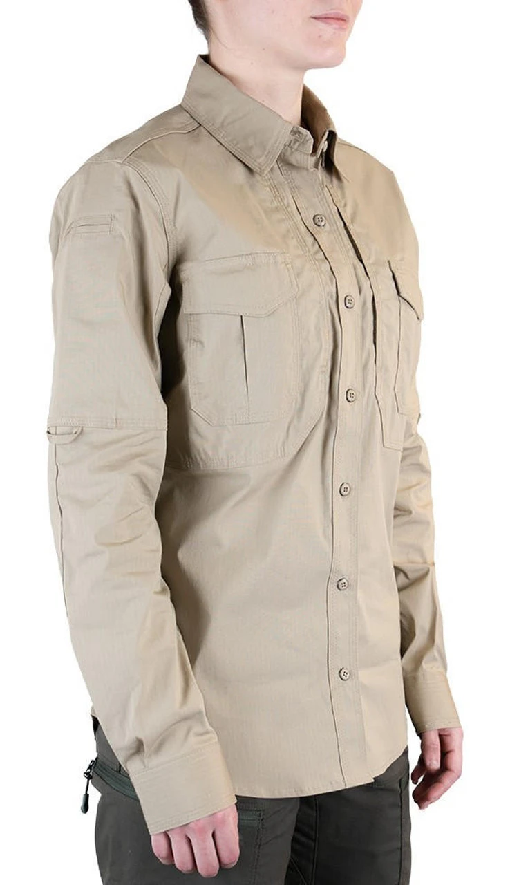 LA Police Gear Women's Long Sleeve Battle Rattle Stretch Field Shirt 19 LA Police Gear Women's Long Sleeve Battle Rattle Stretch Field Shirt - Image 19