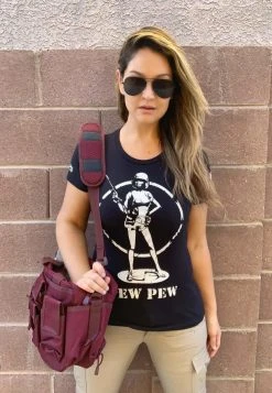 LA Police Gear Women's Pew Pew T-shirt -Tactical Clothing Shop la police gear womens pew pew t shirt ts pew pew 79799.1609375956