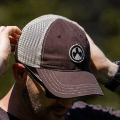 Magpul Icon Patch Garment Washed Trucker Hat -Tactical Clothing Shop magpul icon patch garment washed trucker hat mag1105 79729.1602576457