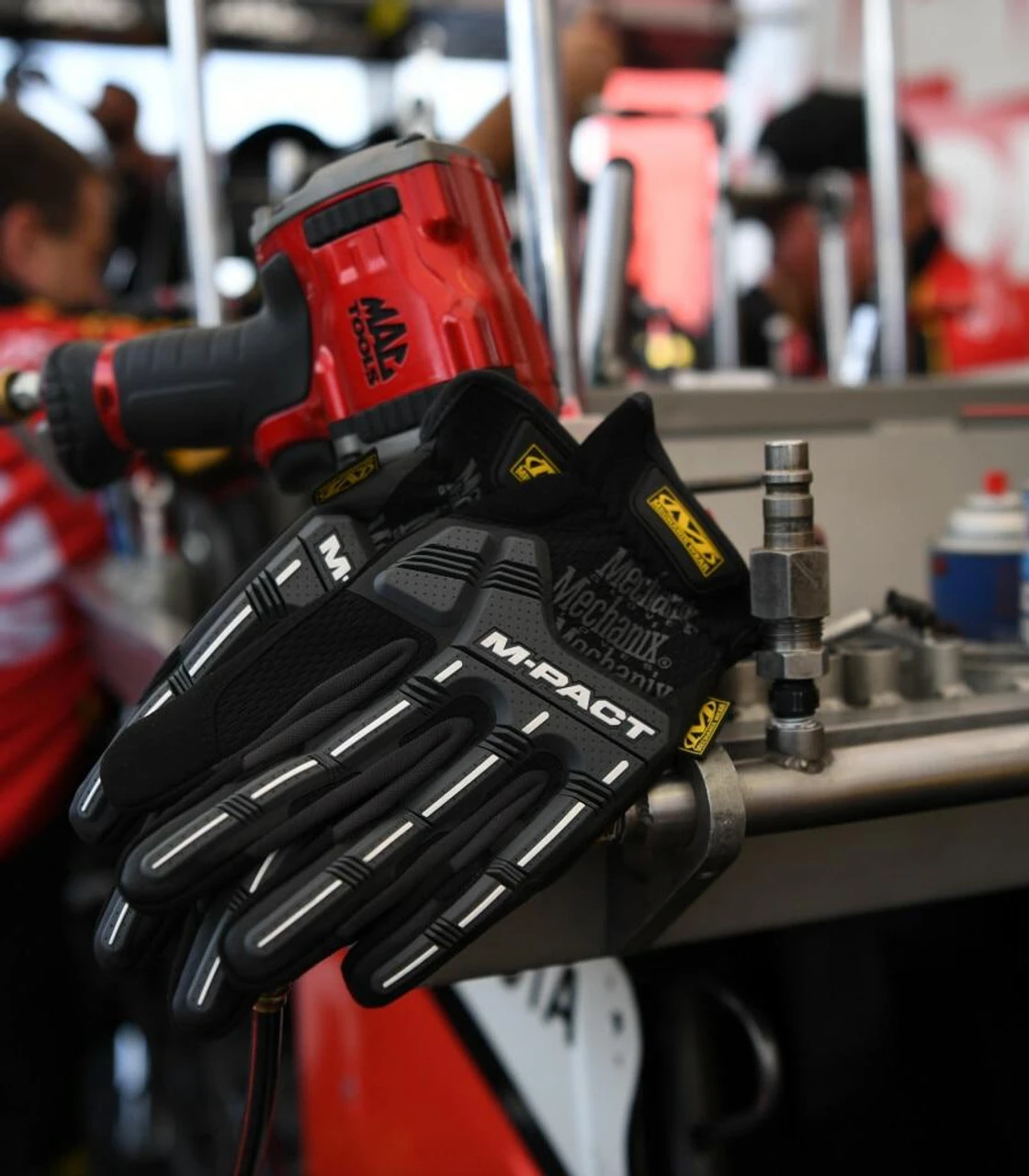 Mechanix Wear M-Pact Open Cuff Black/Grey Glove 7 Mechanix Wear M-Pact Open Cuff Black/Grey Glove - Image 7